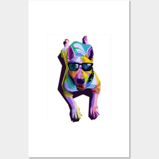 Bull terrier Posters and Art